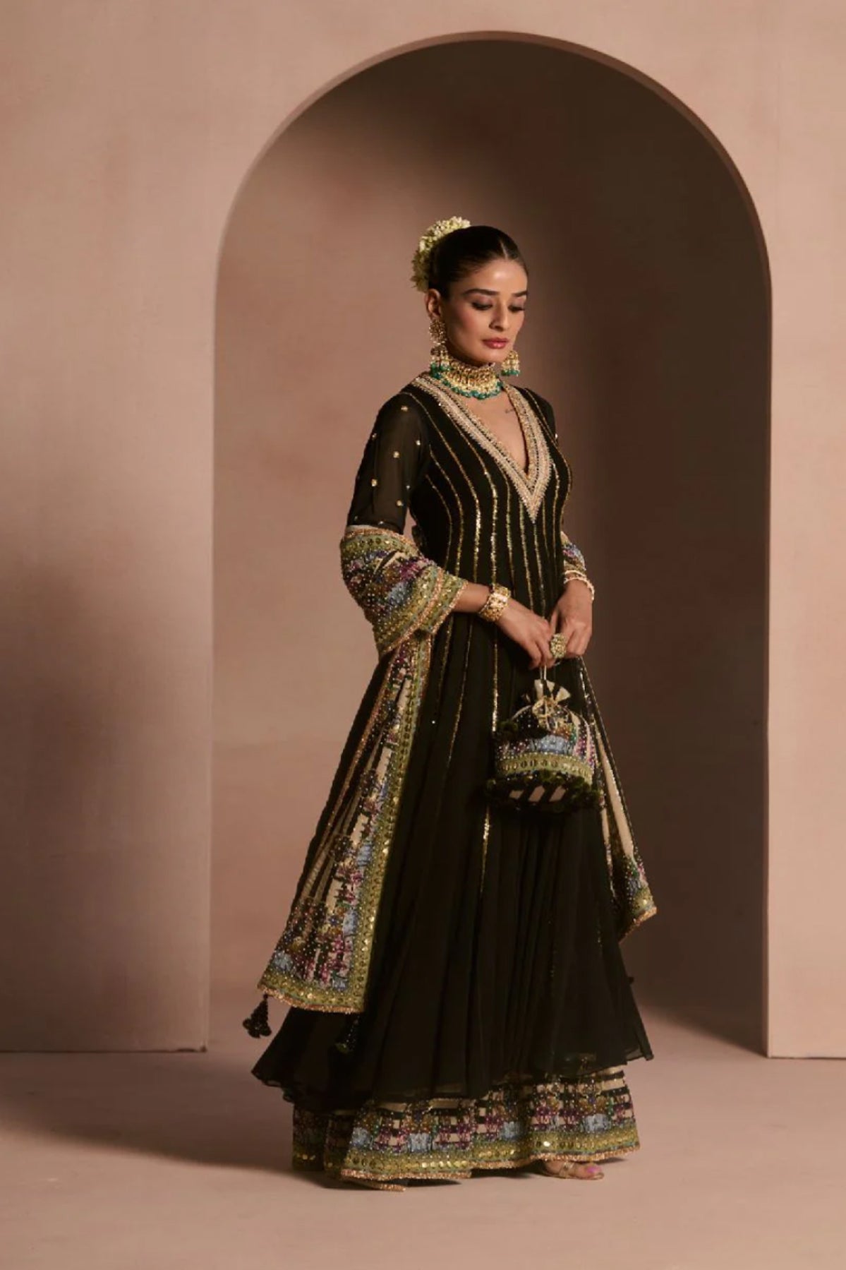 FIRDAUS EMARA ANARKALI SET