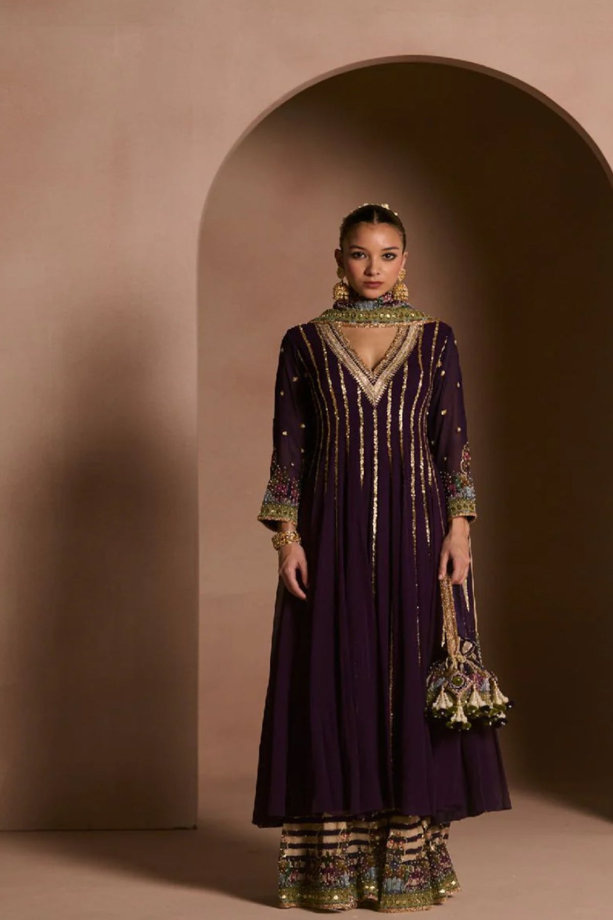 FIRDAUS EMARA ANARKALI SET