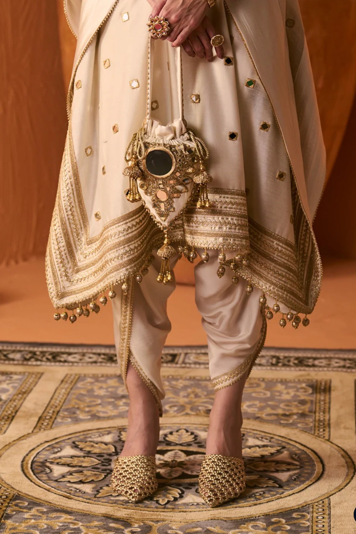 FIRDAUS MIRROR KAFTAN SET