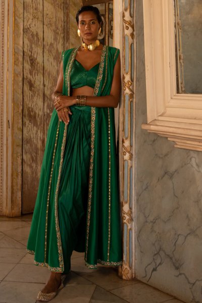 Anaya drapped Skirt Set