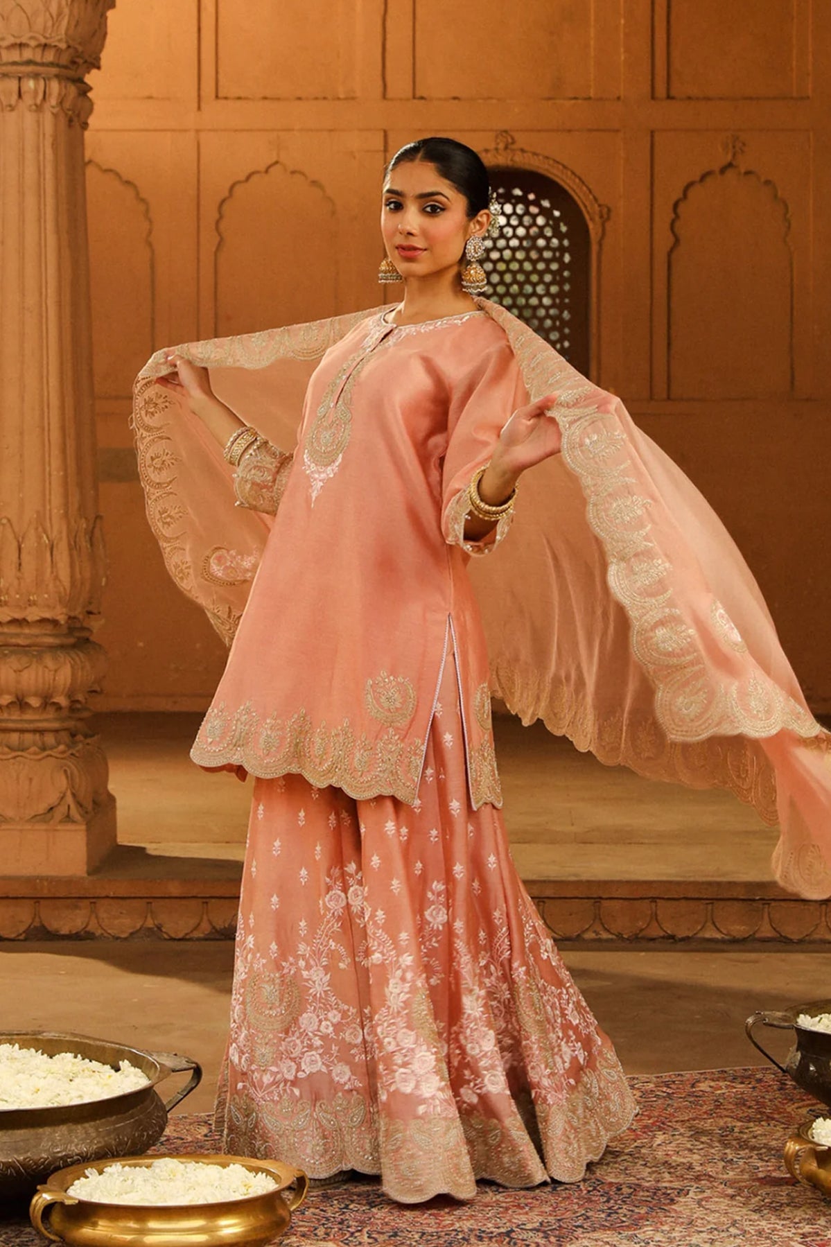 Ayda - Kurta with Sharara and Dupatta