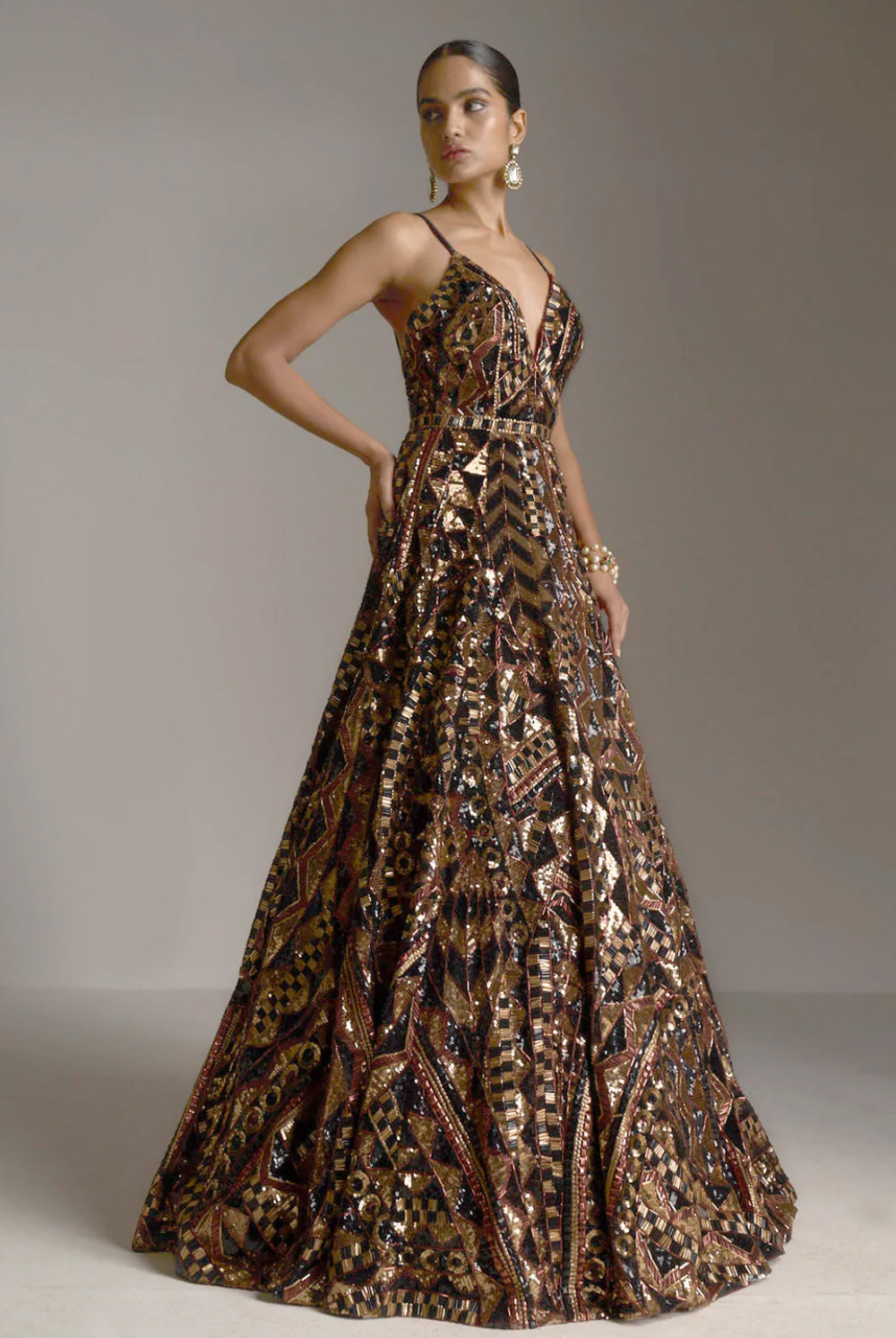 Bronze Sequin Gown iSelect Collection Bronze Sequin Gown iSelect Collection