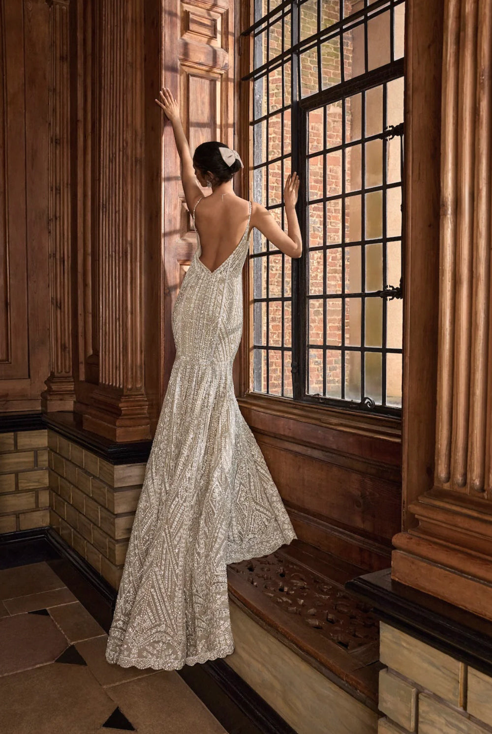 Champagne Sequin Gown