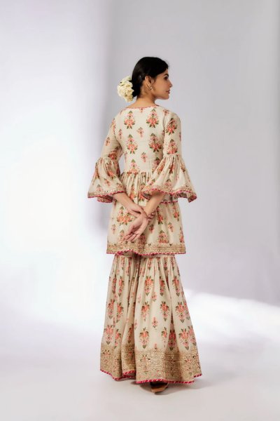 Prachi Peplum Sharara Set