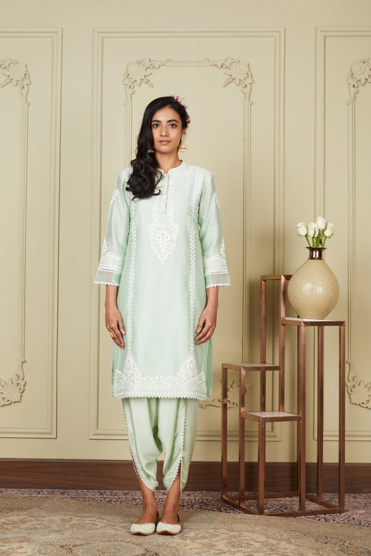 AYANNA - SHORT KURTA WITH DHOTI