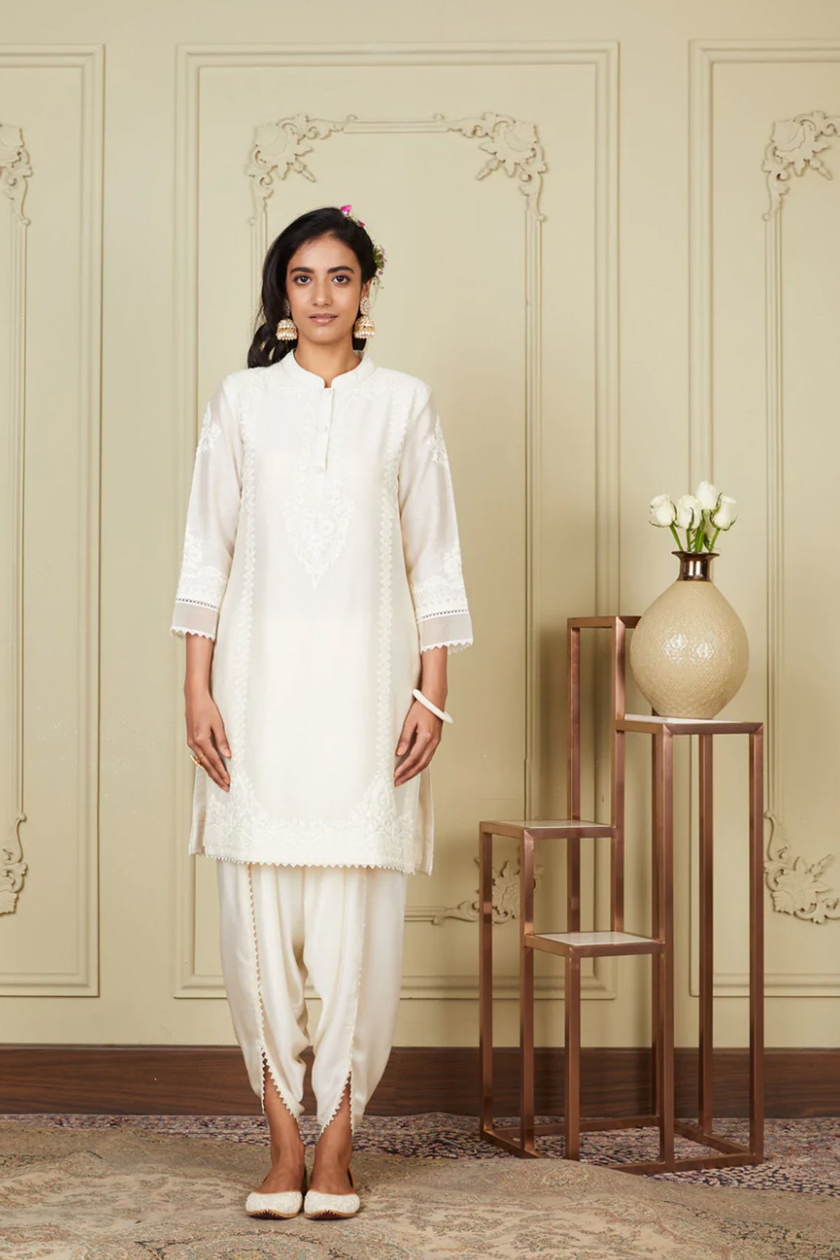 AYANNA - SHORT KURTA WITH DHOTI