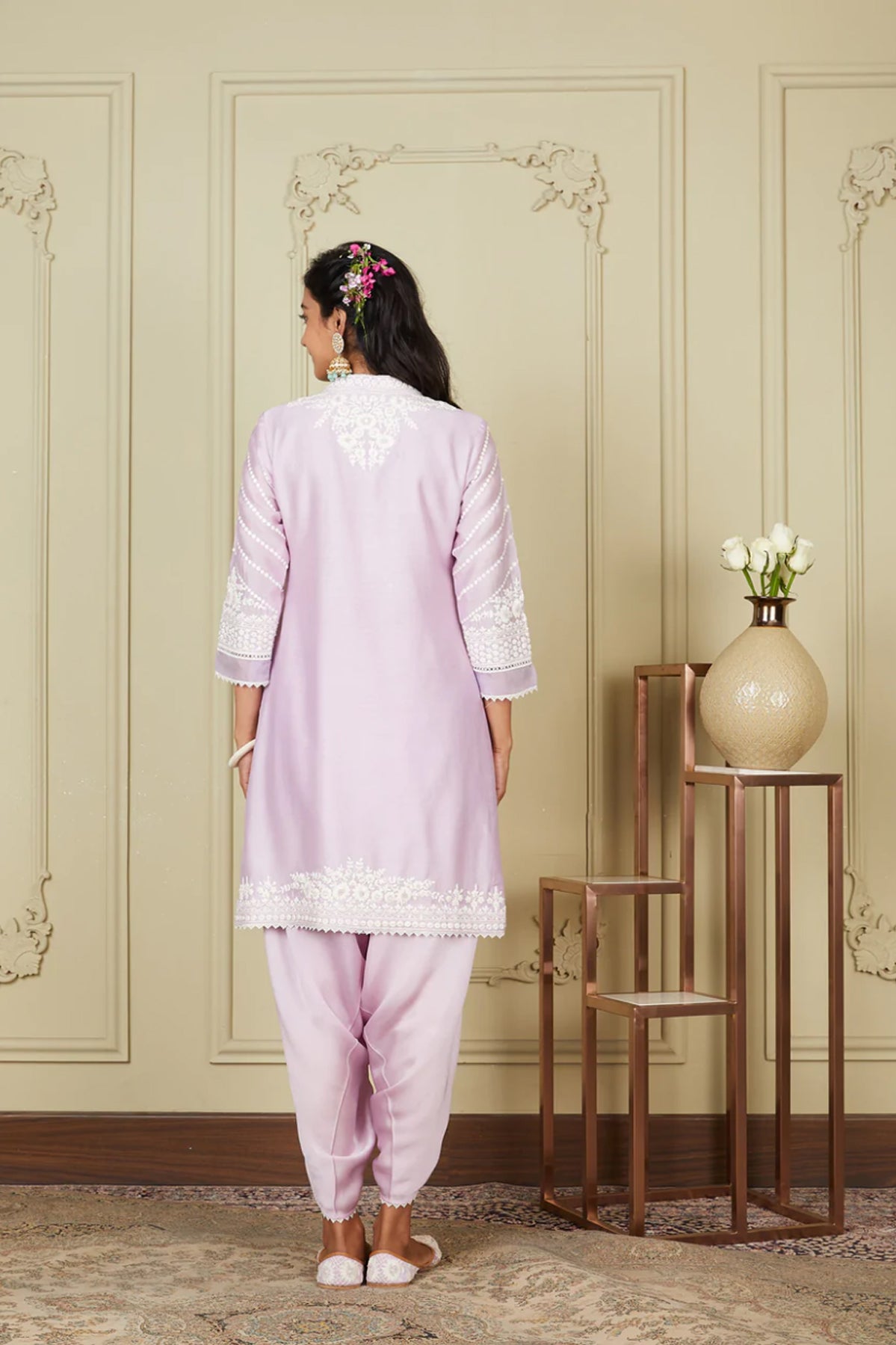 AYIKA - SHORT KURTA WITH DHOTI