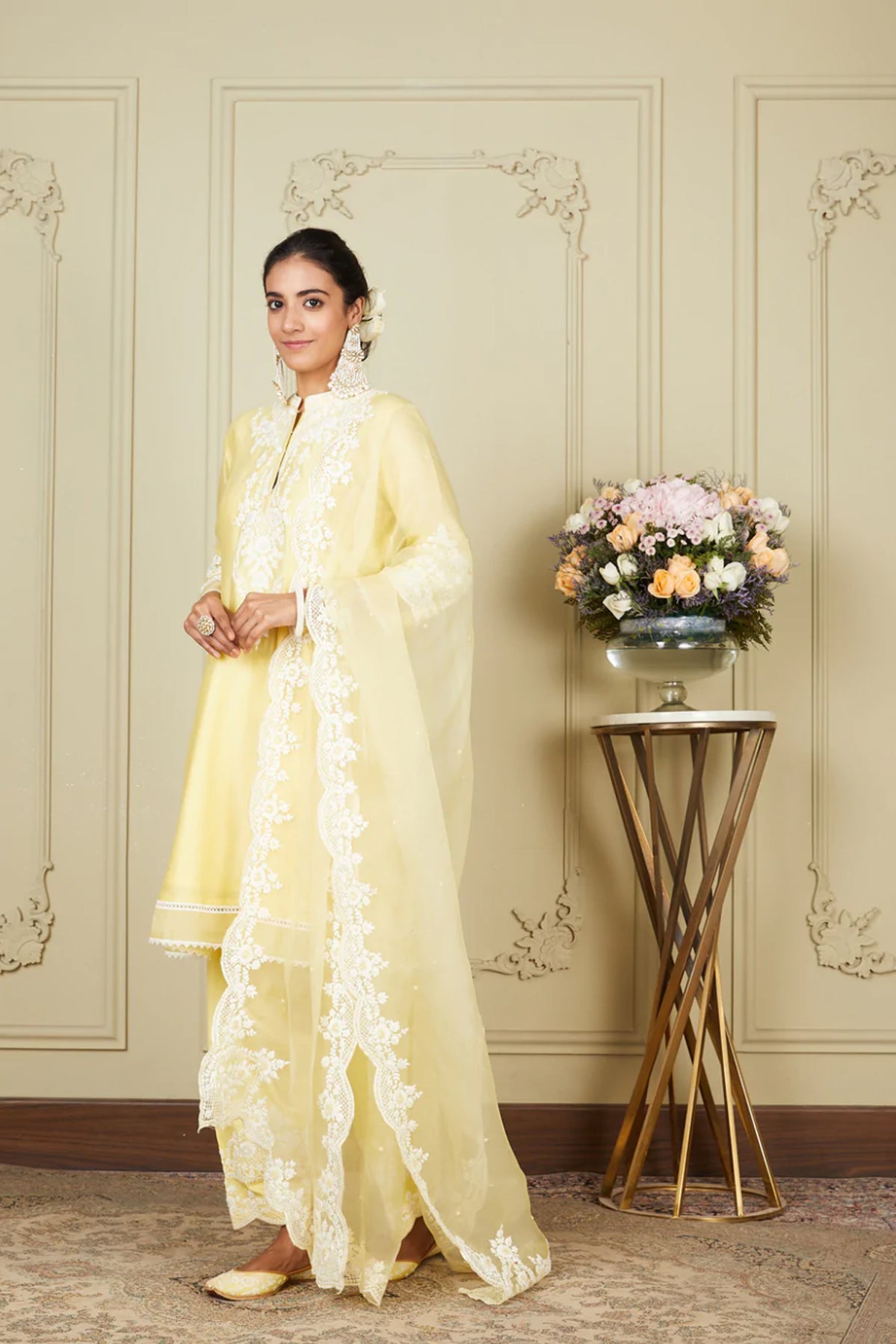 RUZENA - A-LINE SHORT KURTA WITH SALWAR AND DUPATTA