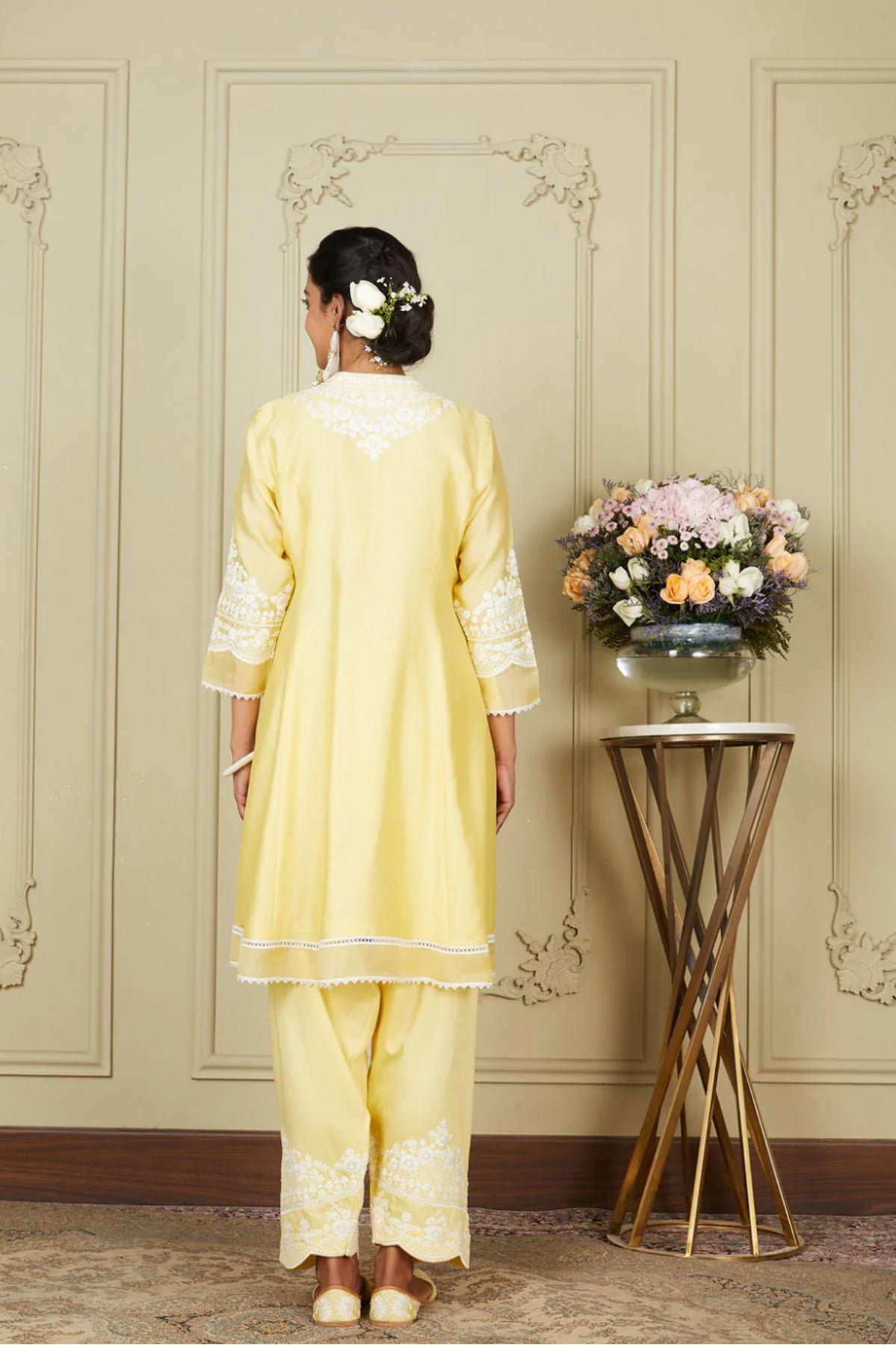 RUZENA - A-LINE SHORT KURTA WITH SALWAR AND DUPATTA