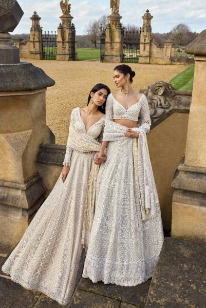 Nude Pearl Lehenga Set