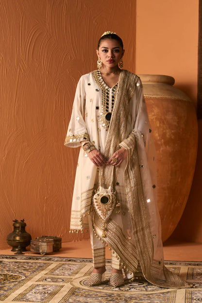 FIRDAUS MIRROR A-LINE SUIT SET