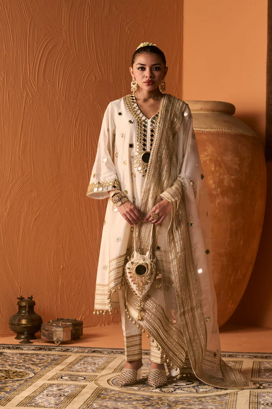 FIRDAUS MIRROR A-LINE SUIT SET