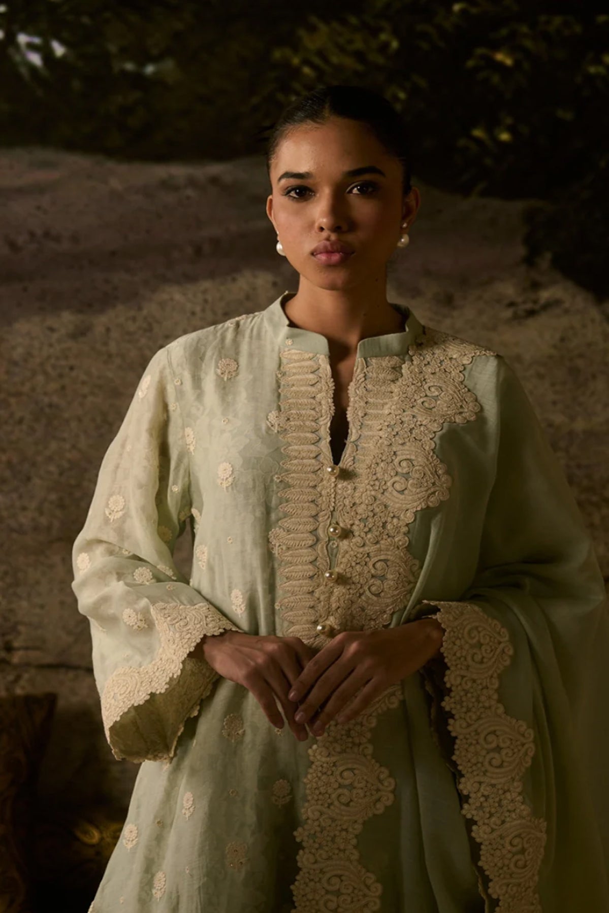 FIRDAUS GUL A-LINE SET
