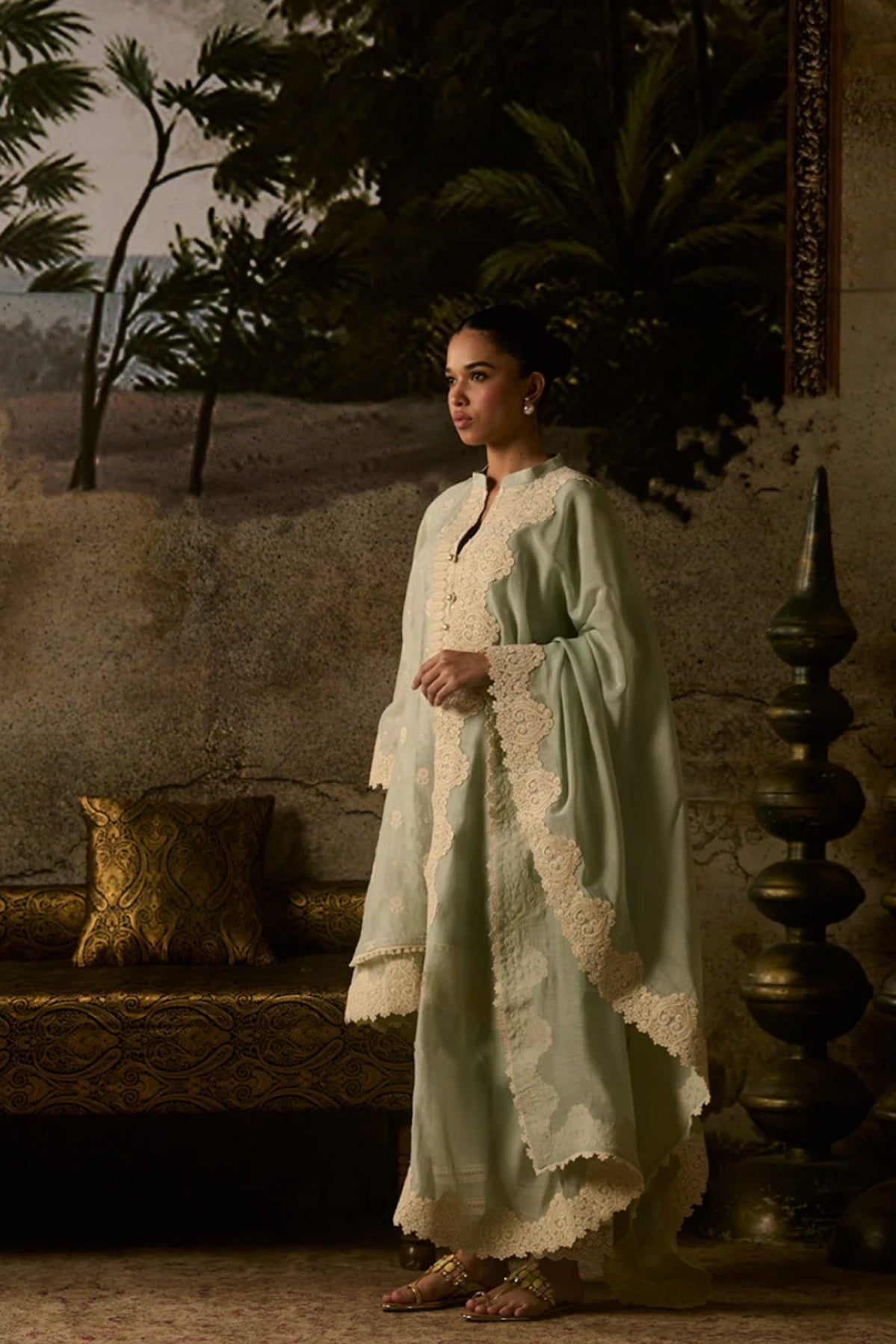 FIRDAUS GUL A-LINE SET