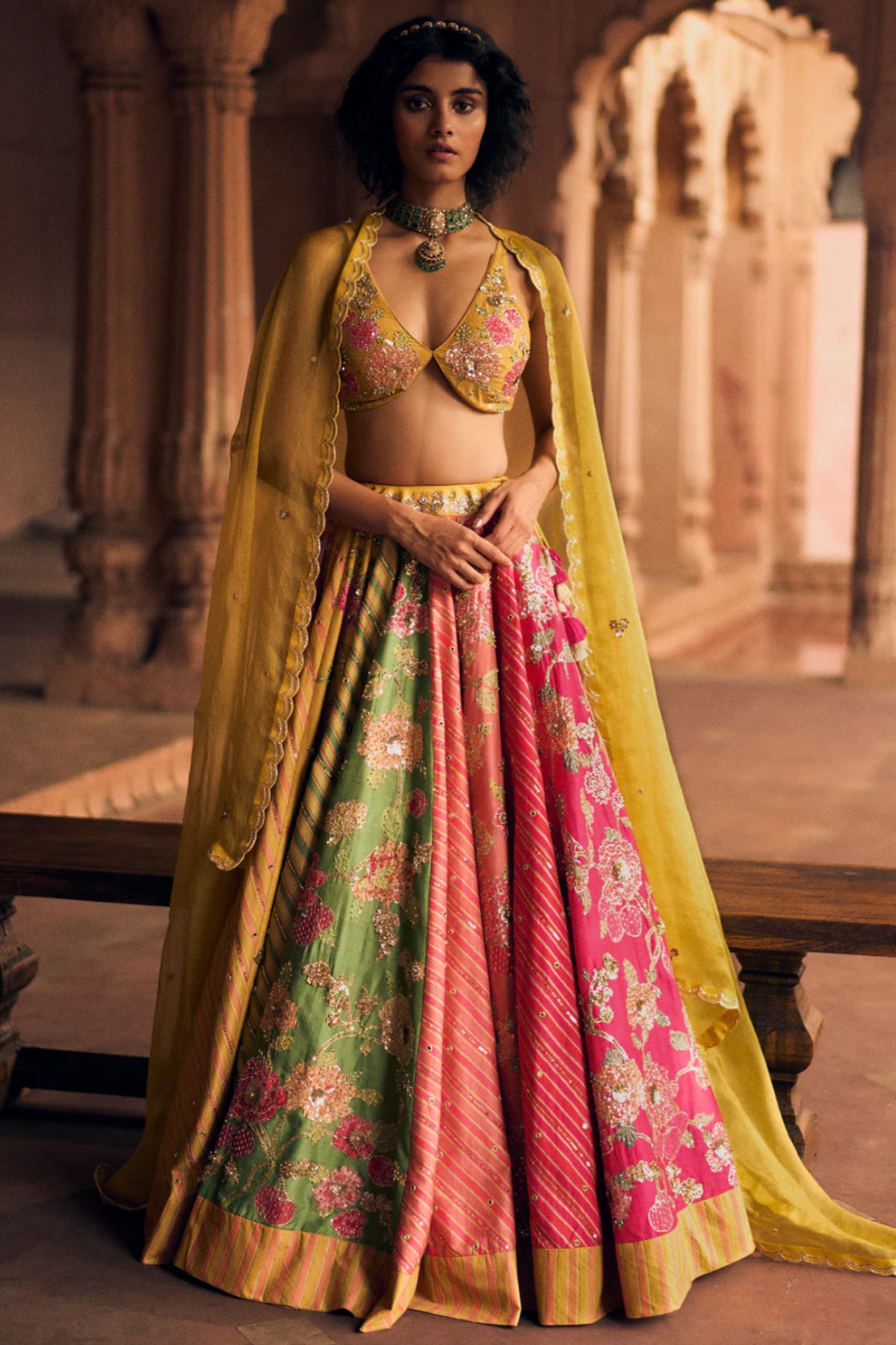 BHAKTHI LEHENGA SET