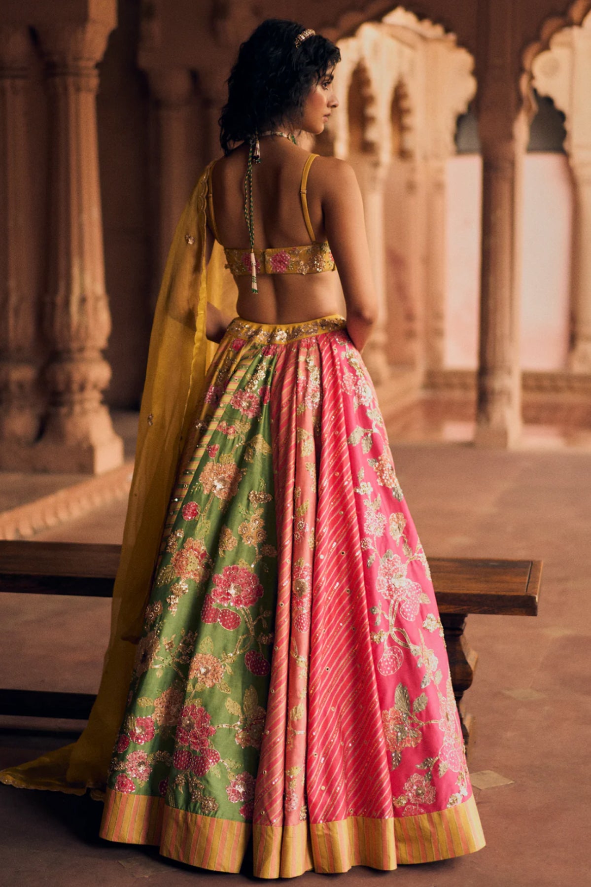 BHAKTHI LEHENGA SET