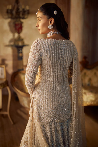 Vinatge Ivory Pearl Lehenga Set