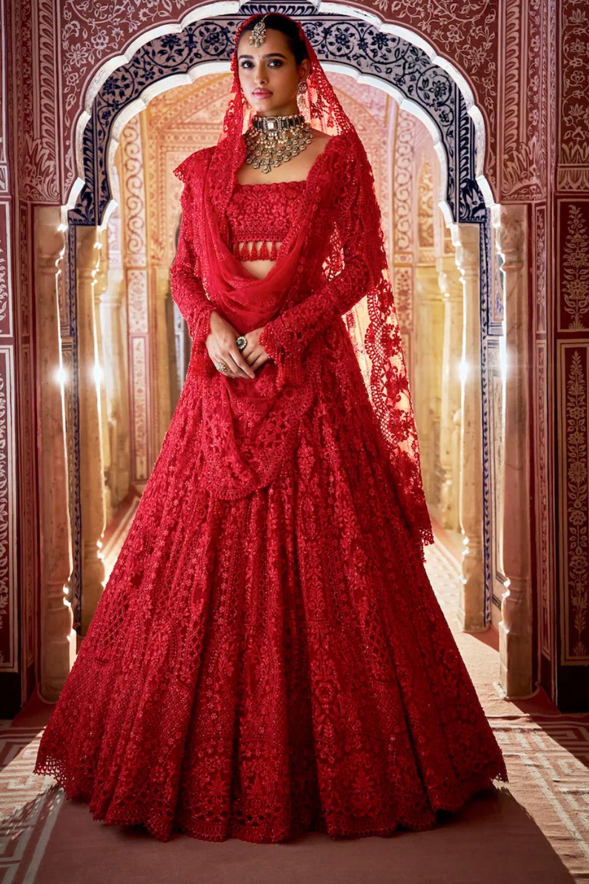Red Lehenga Set