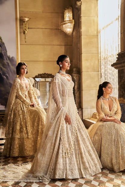 Nude Pearl Lehenga Set