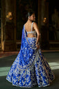 Blue Thread Work Lehenga Set
