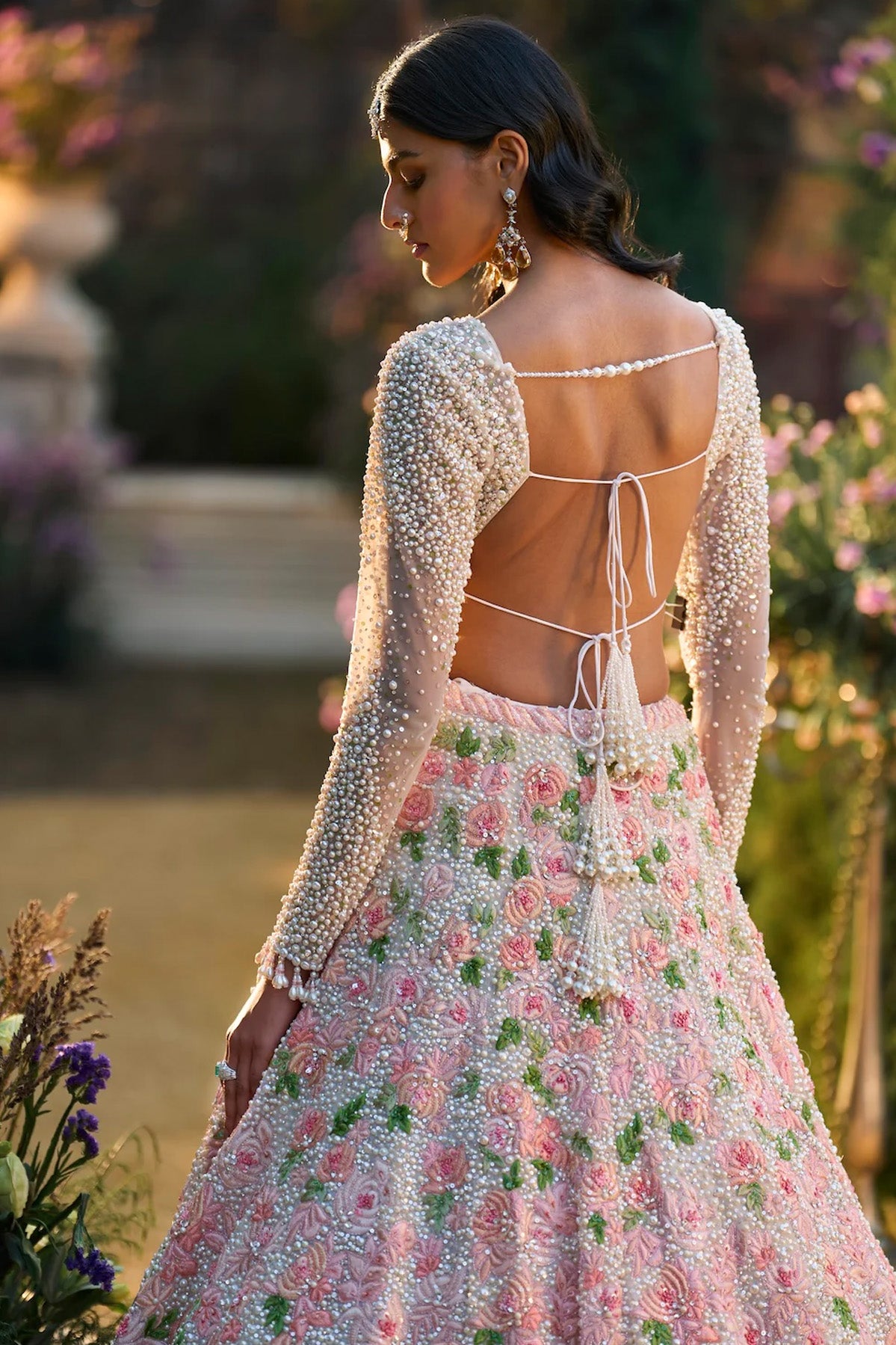 Pearl Floral Lehenga Set