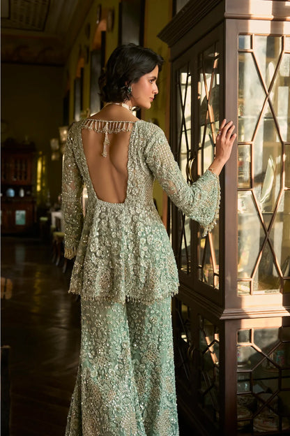 Sage Green Sharara Set