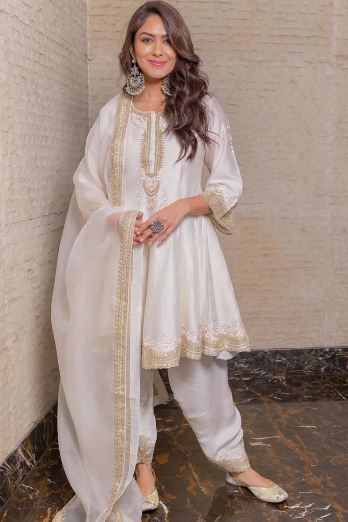 Floral Print Anarkali
