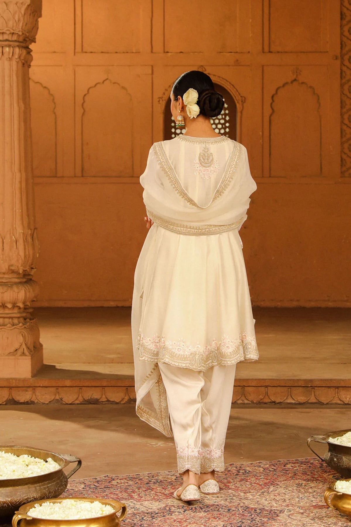 Floral Print Anarkali
