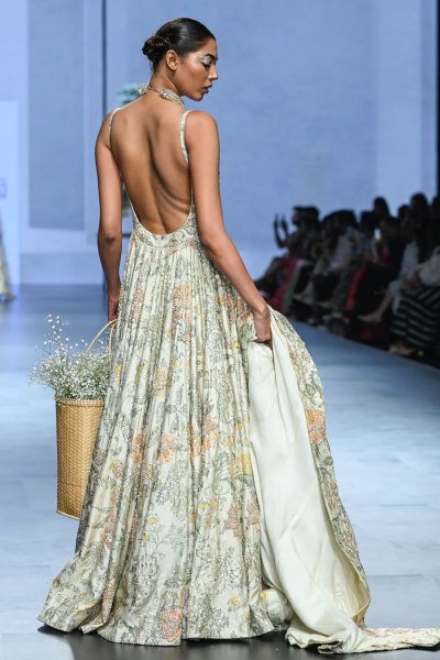Corset Anarkali Set