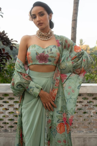 Floral Jacket Set