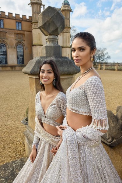 Nude Pearl Lehenga Set