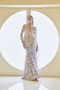 Mauve Pearl Sharara Set